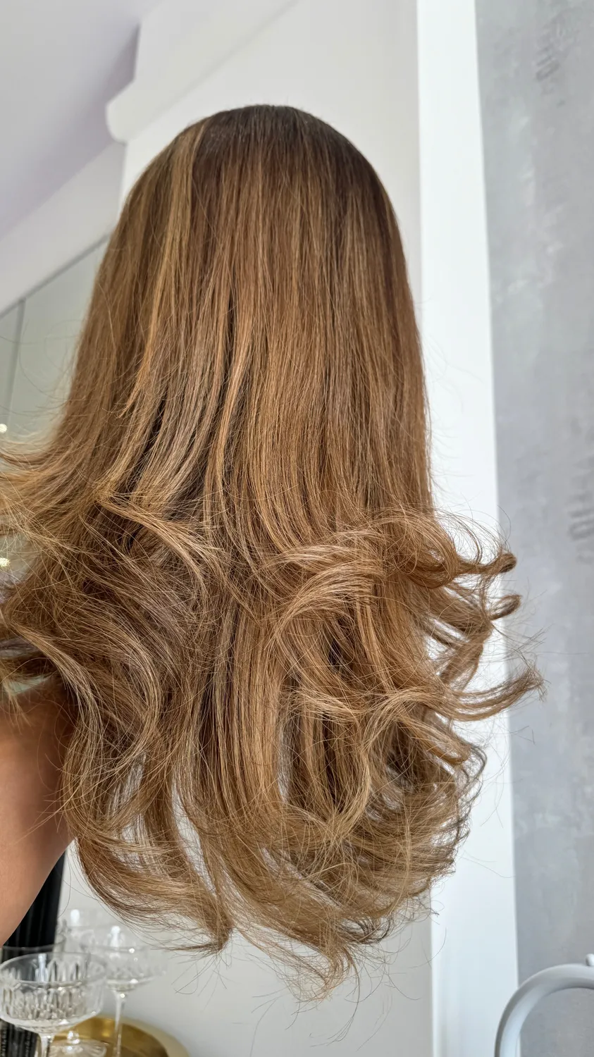 Extraliebe Atelier Anne Light Bronde Balayage Perücke Caramel