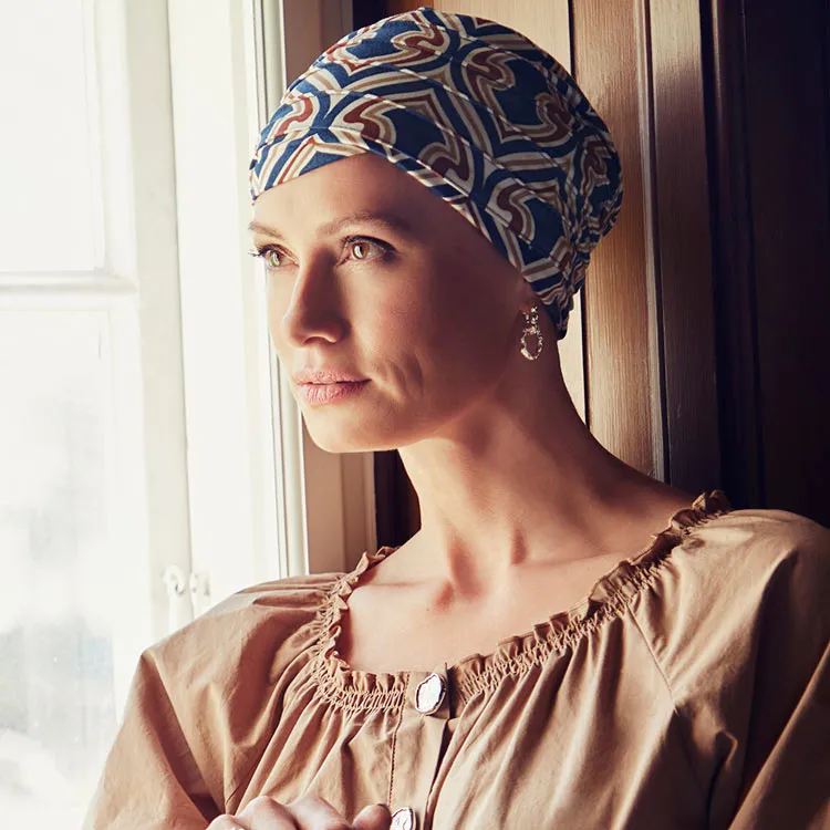 Christine Headwear Yoga Turban gemustert Bambusviskose
