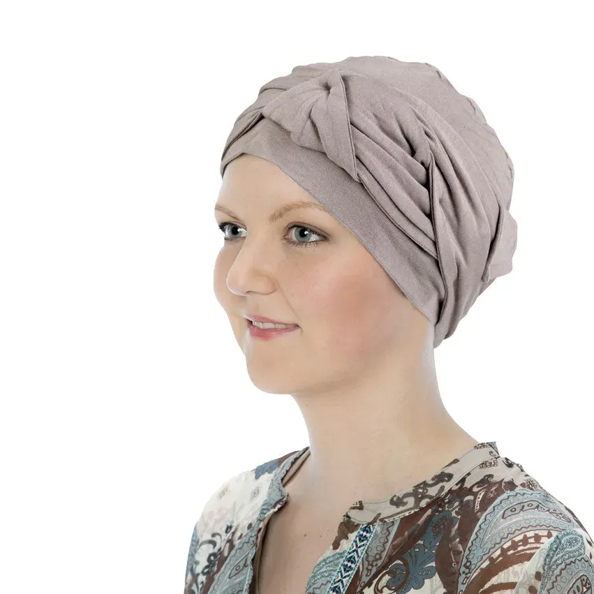 Christine Colombe Turban Bambus-Viskose mit Drapierung