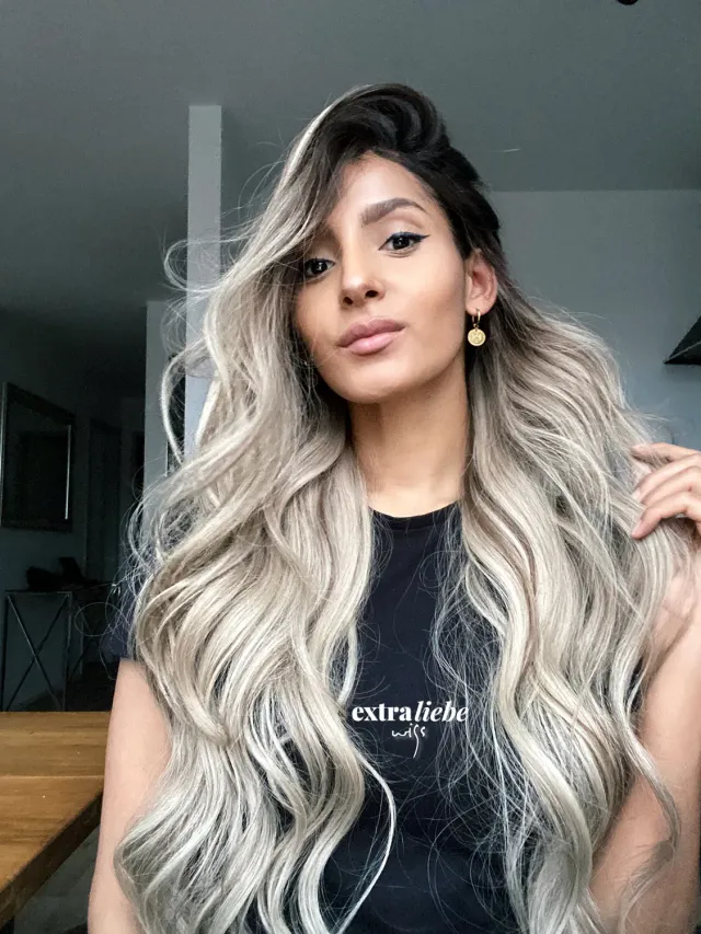 Extraliebe Sammy Bronzed Silver Blonde Atelier Perücke