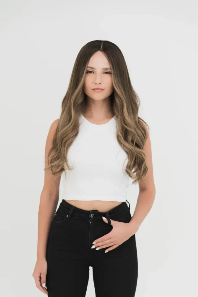 Extraliebe Atelier Parisian Hellbraun Balayage Perücke