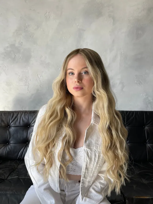 Extraliebe Atelier Swan Haarteil Sandy Goldblond Balayage