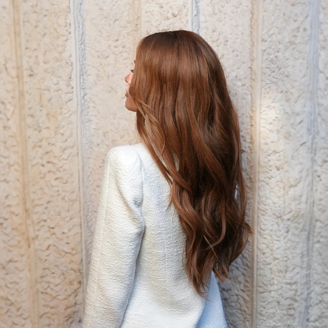 Extraliebe Clara Kupferbraun Balayage Couture Perücke Fullwig