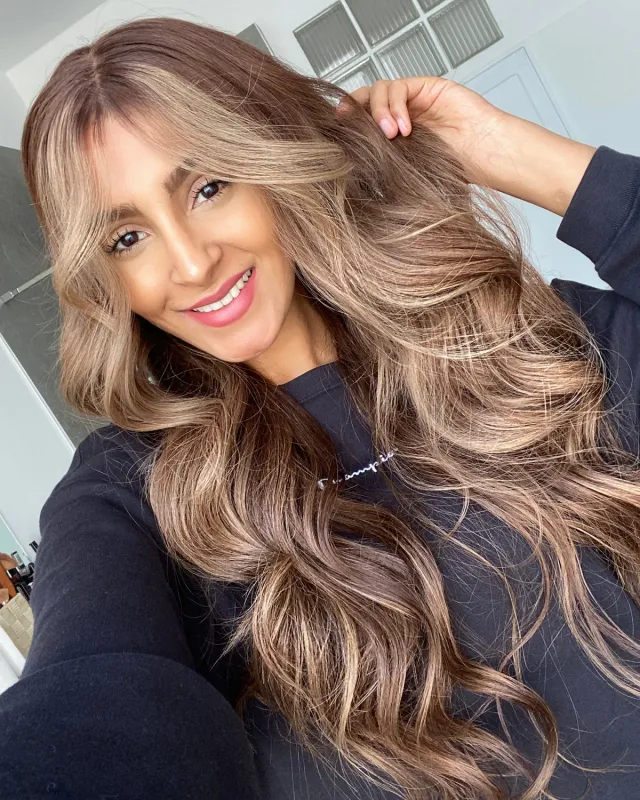 Extraliebe Couture Liz Perücke Schoko-Perlmutt Balayage