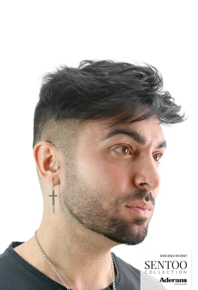 VHair Haarsystem+ Seth Echthaar Haarsystem Monofilament