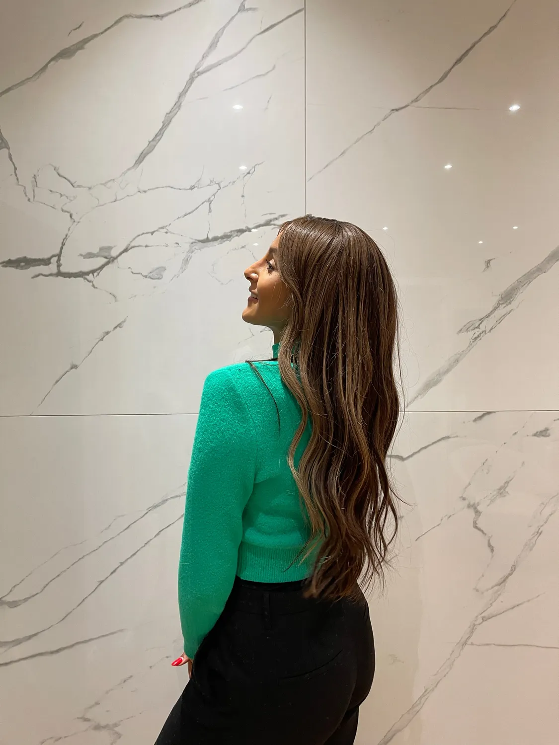Extraliebe Atelier Jazz Mokka Bronde Balayage Perücke Pony