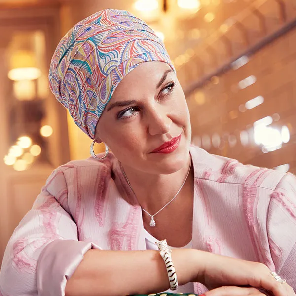Christine Headwear Yoga Turban gemustert Bambusviskose