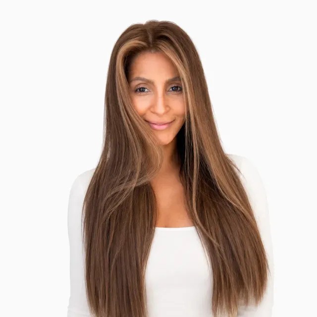 Extraliebe Eve Soft Lighted Brunette Echthaarperücke
