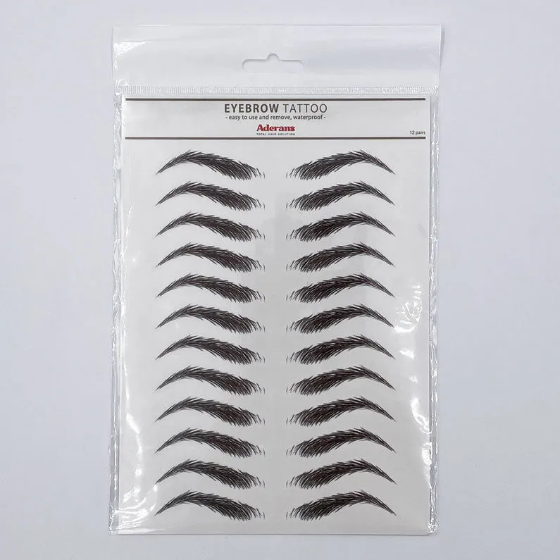 VHair Augenbrauen Tattoo Selbsthaftend 12 Paar