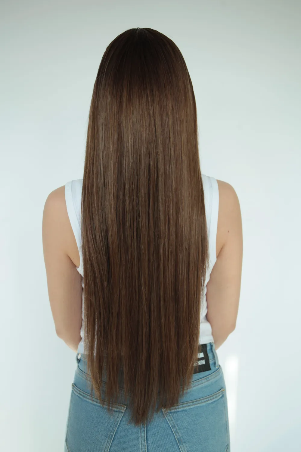 Extraliebe Atelier Hazel Nussbraun Balayage Perücke dunkelblond