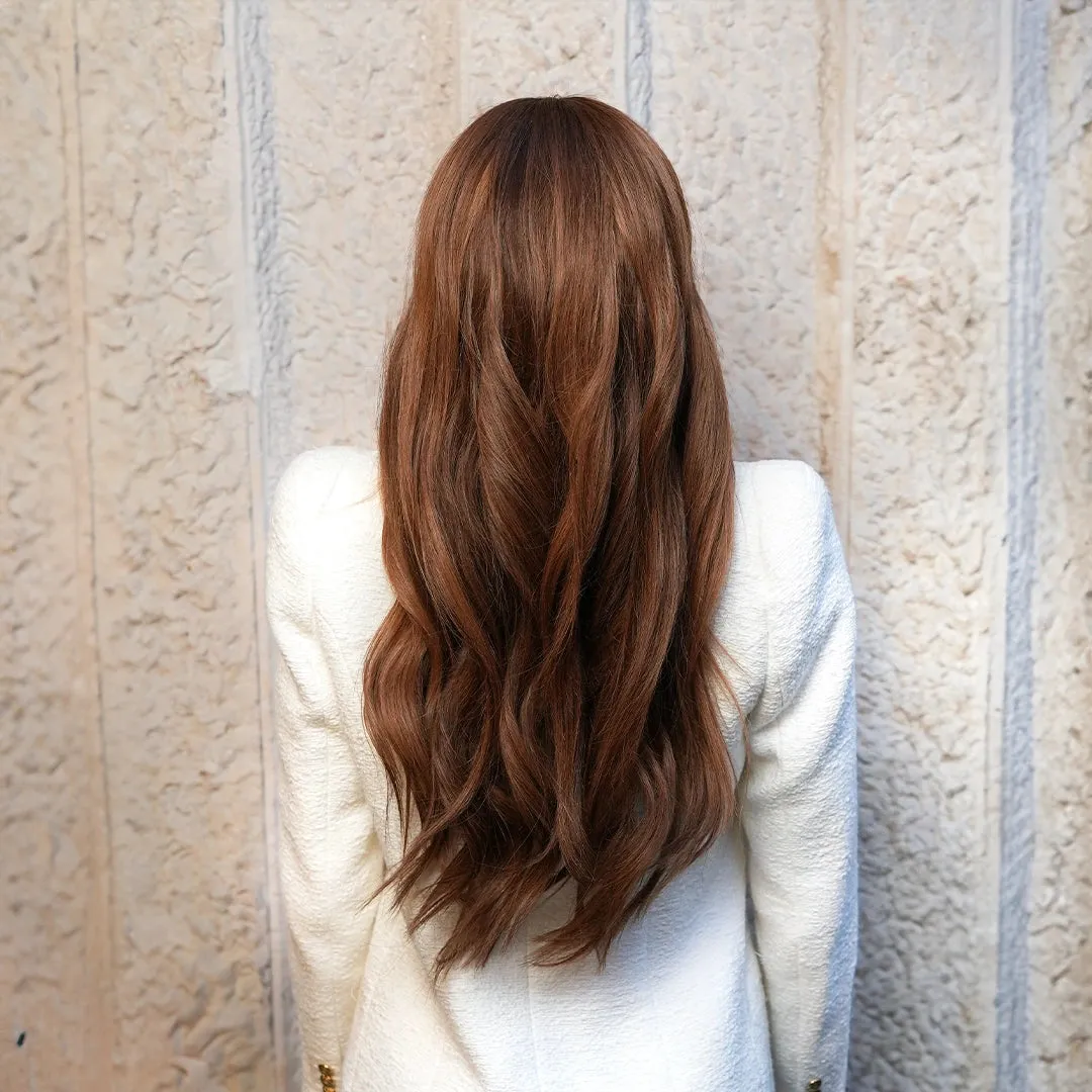 Extraliebe Clara Kupferbraun Balayage Couture Perücke Fullwig