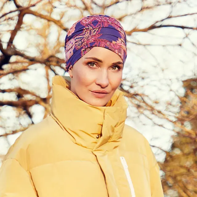 Christine Headwear Yoga Turban gemustert Bambusviskose